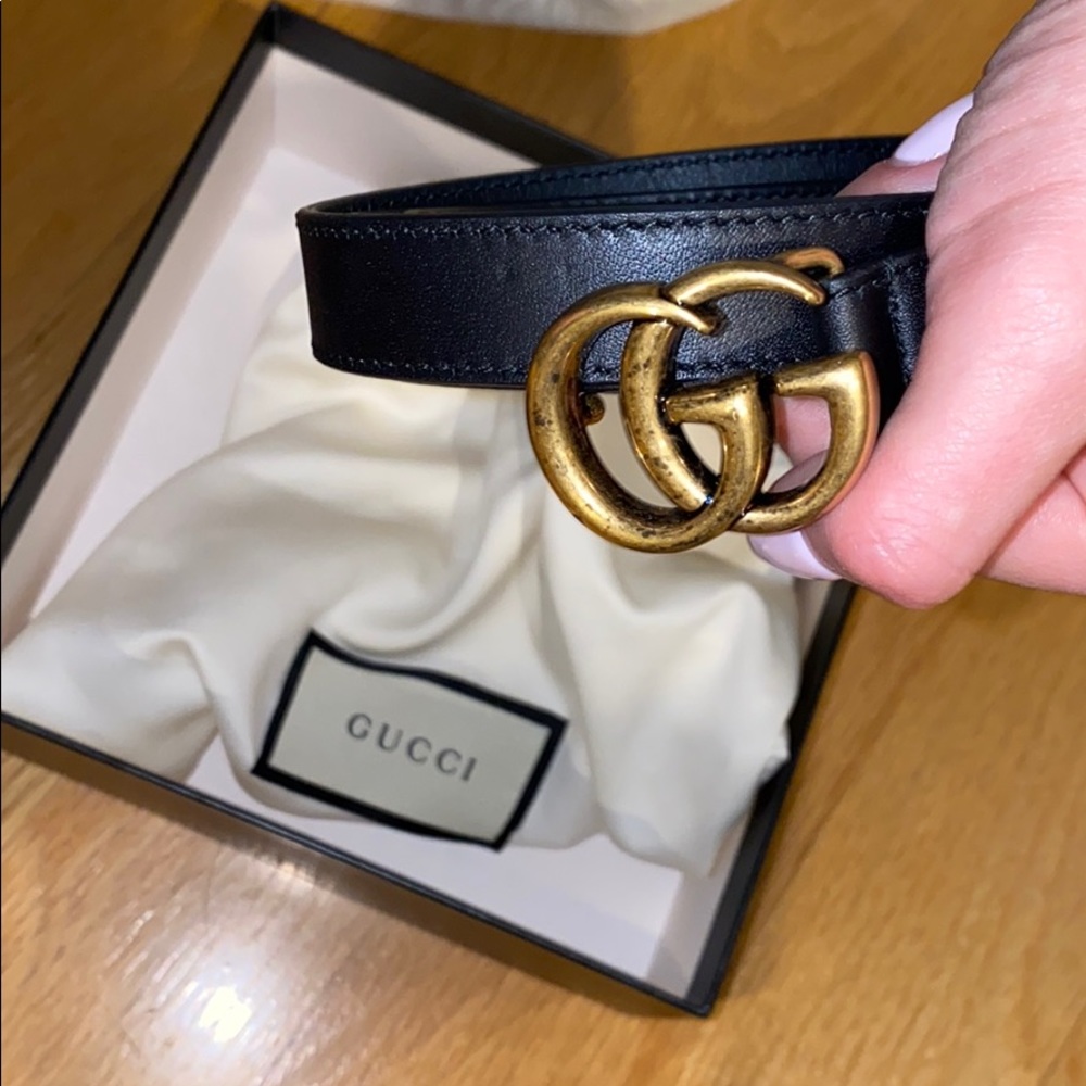 Gucci black belt